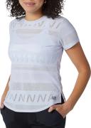 New Balance Women's Q Speed Jacquard Short Sleeve Silent Grey - Size M