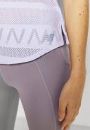 New Balance Women's Q Speed Jacquard Short Sleeve Silent Grey - Size M