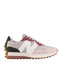 New Balance Women's 327 - Pink/Grey (Size 8.5)