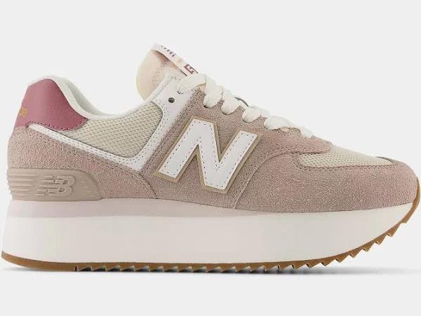 New Balance - Womens 574+ Reflection Sneakers in Driftwood