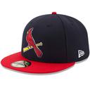 New Era 59Fifty Authentic Collection St. Louis Cardinals Alt2, 7 1/8