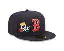New Era 59Fifty Crown Champs Fitted Cap Boston Red Sox - Navy