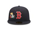 New Era 59Fifty Crown Champs Fitted Cap Boston Red Sox - Navy