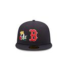 New Era 59Fifty Crown Champs Fitted Cap Boston Red Sox - Navy