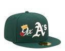New Era 59Fifty Crown Champs Fitted Cap Oakland Athletics - Green