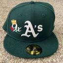 New Era 59Fifty Crown Champs Fitted Cap Oakland Athletics - Green