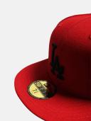 New Era 59Fifty Fitted Cap Los Angeles Dodgers - Scarlet Red / Black