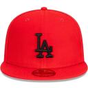 New Era 59Fifty Fitted Cap Los Angeles Dodgers - Scarlet Red / Black