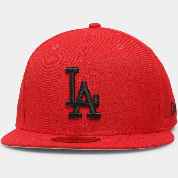 New Era 59Fifty Fitted Cap Los Angeles Dodgers - Scarlet Red / Black