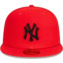 New Era 59Fifty Fitted Cap New York Yankees - Scarlet Red / Black