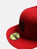 New Era 59Fifty Fitted Cap New York Yankees - Scarlet Red / Black