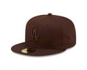 New Era 59Fifty L.A. Dodgers Baseball Cap - MLB League Essential - Brown