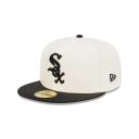 New Era 59Fifty MLB 2Tone Classic Chicago White Sox Chrome White 8 1/8