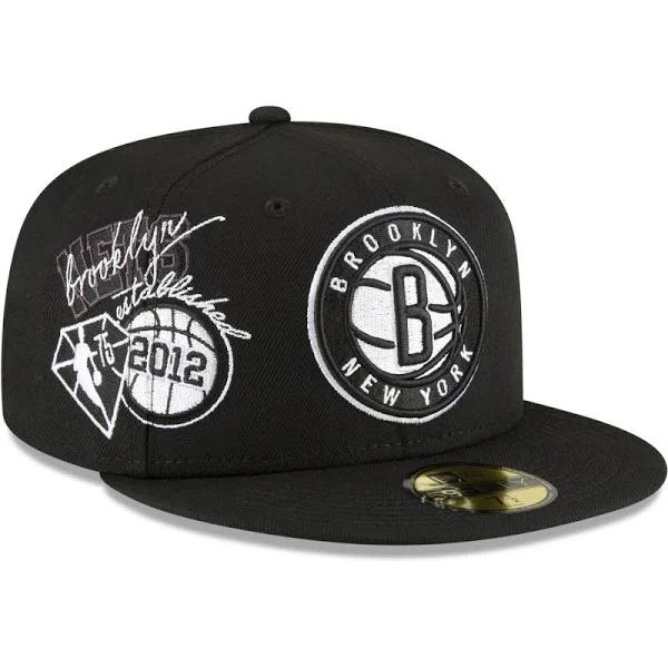 New Era 59Fifty NBA 2021 Back Half Brooklyn Nets 7 1/2