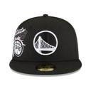 New Era 59Fifty NBA 2021 Back Half Golden State Warriors 7 3/4