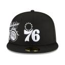 New Era 59Fifty NBA 2021 Back Half Philadelphia 76ers 7 1/8