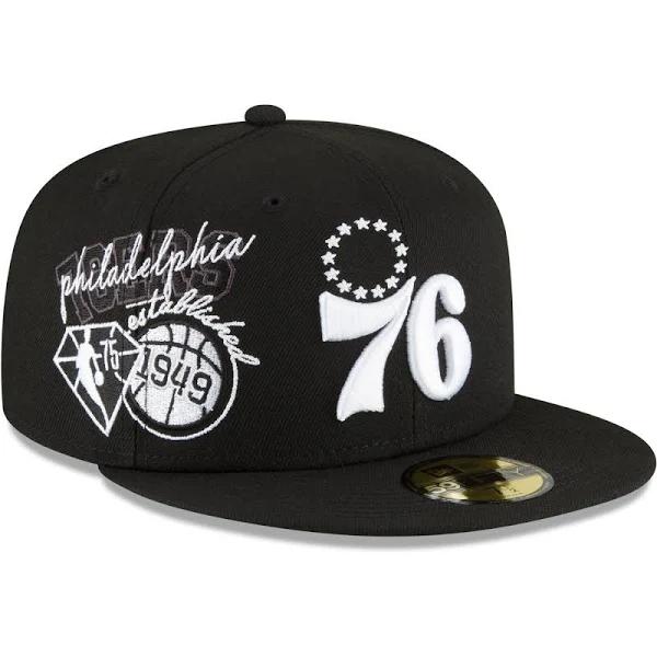 New Era 59Fifty NBA 2021 Back Half Philadelphia 76ers 7 1/8