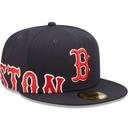 New Era 59Fifty Side Split Fitted Cap Boston Red Sox - Navy