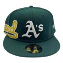 New Era 59FIFTY Side Split Fitted Cap Oakland Athletics - Green