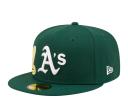 New Era 59FIFTY Side Split Fitted Cap Oakland Athletics - Green