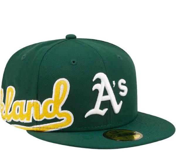 New Era 59FIFTY Side Split Fitted Cap Oakland Athletics - Green