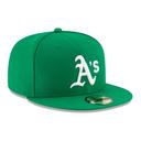 New Era 59Fifty Side Split Fitted Cap Oakland Athletics - Green