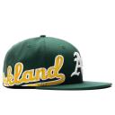 New Era 59Fifty Side Split Fitted Cap Oakland Athletics - Green