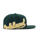 New Era 59Fifty Side Split Fitted Cap Oakland Athletics - Green