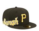 New Era 59Fifty Side Split Fitted Cap Pittsburgh Pirates - Black
