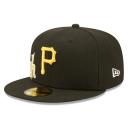 New Era 59Fifty Side Split Fitted Cap Pittsburgh Pirates - Black