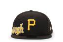 New Era 59Fifty Side Split Fitted Cap Pittsburgh Pirates - Black
