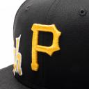 New Era 59Fifty Side Split Fitted Cap Pittsburgh Pirates - Black