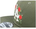 New Era 9Fifty Snapback Cap - Flower Los Angeles Dodgers Olive S/M
