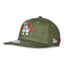 New Era 9Fifty Snapback Cap - Flower Los Angeles Dodgers Olive S/M