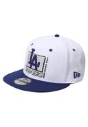 New Era 9Fifty Snapback Cap - Los Angeles Dodgers White S/M