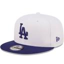 New Era 9Fifty Snapback Cap - Los Angeles Dodgers White S/M