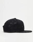 New Era 9Fifty Snapback Cap - Monogram Chicago Bulls Black S/M