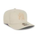 New Era 9Fifty Stretch Snapback Cap - MLB New York Yankees Beige S/M