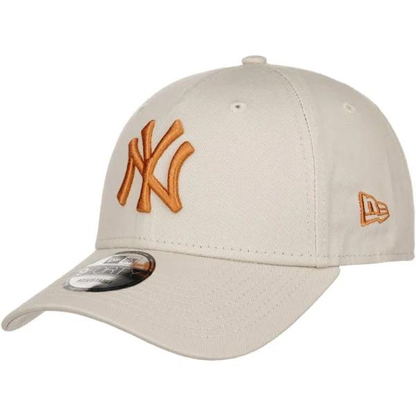 New Era 9Forty New York Yankees Baseball Cap - MLB League Essential - Stone-Burnt Orange