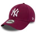 New Era 9Forty Strapback Cap - Jersey New York Yankees Ruby Maroon