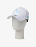 New Era 9Forty Strapback Cap - Outline Los Angeles Dodgers White