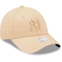 New Era 9Forty Women's Cap - New York Yankees Stone Cream Beige