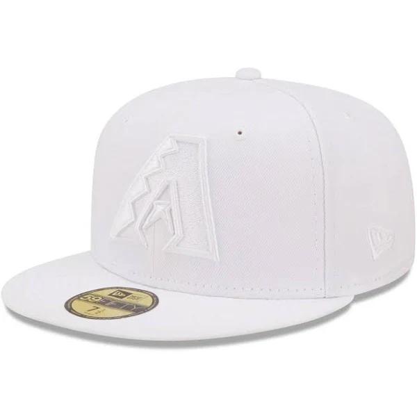 New Era Arizona Diamondbacks White On White 59Fifty Fitted Hat