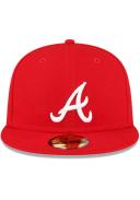 New Era Atlanta Braves 2021 World Series Side Patch Scarlet 59Fifty Fitted