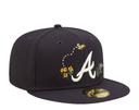 New Era Atlanta Braves Watercolour Floral 59Fifty Fitted