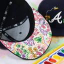 New Era Atlanta Braves Watercolour Floral 59Fifty Fitted