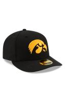 New Era Black Iowa Hawkeyes Basic Low Profile 59Fifty Fitted Hat