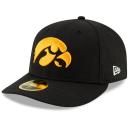 New Era Black Iowa Hawkeyes Basic Low Profile 59Fifty Fitted Hat