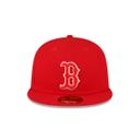 New Era Boston Red Sox 2004 World Series Side Patch Scarlet 59Fifty Fitted