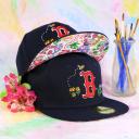 New Era Boston Red Sox Watercolour Floral 59Fifty Fitted